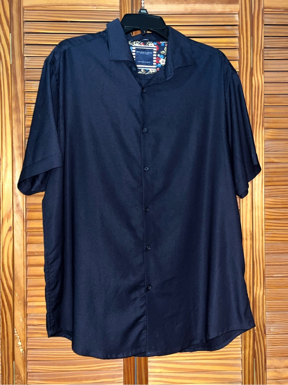 Denim & Flower Ricky Singh Blue Short Sleeve‎ XL Shirt
